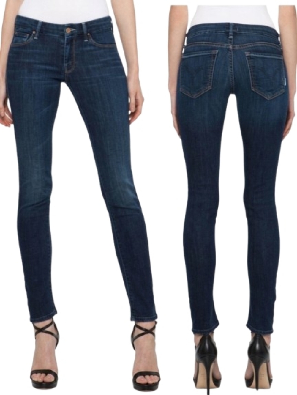MOTHER The Looker Skinny Low Rise Jeans